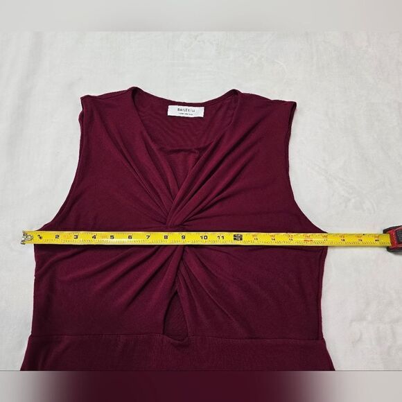 Bailey 44 Burgundy Twist Front Dress - Picture 11 of 14